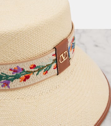 Antibes straw bucket hat | Valentino