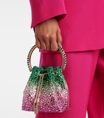 Bucket-Bag Bon Bon Small mit Kristallen | Jimmy Choo