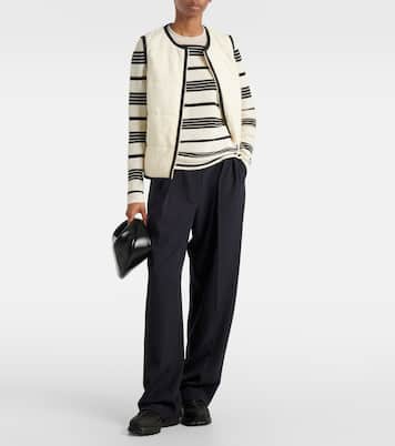 Pull rayé en coton mélangé | Moncler
