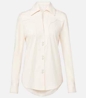 Cotton-blend poplin shirt | Johanna Ortiz