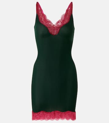 Abito sottoveste in jersey di seta | Saint Laurent