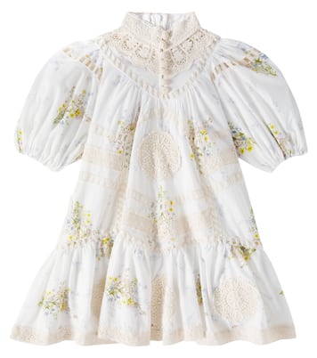 Kleid Doly aus Baumwoll-Voile mit Spitze | Petite Amalie  