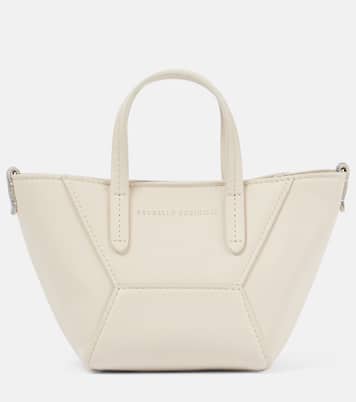 Borsa BC Duo Mini in pelle | Brunello Cucinelli