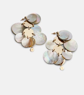 Mother-of-pearl earrings | Rabanne