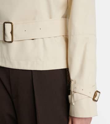 Trench cropped in gabardine | Burberry
