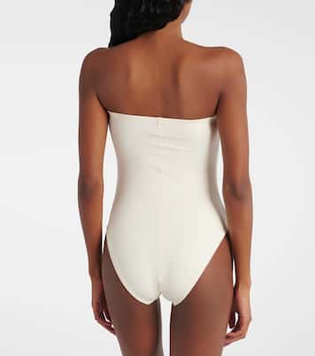 Costume intero Tess con applicazioni floreali  | Karla Colletto