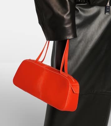 Bolso al hombro Simona Small de pelo de becerro | Khaite