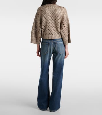 Pullover in maglia traforata | Brunello Cucinelli