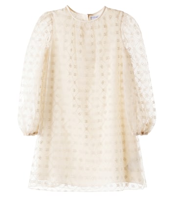 Kleid DG aus Tüll und Lurex® | Dolce&Gabbana Kids