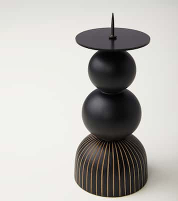 Aurora Large wood candle holder | Zanat