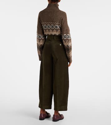 Pantalones barrel Dash de pana de algodón | Altuzarra