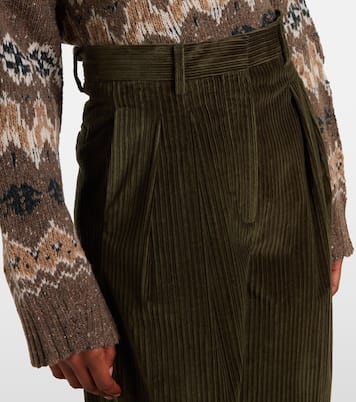 Pantalones barrel Dash de pana de algodón | Altuzarra