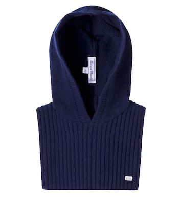 Ribbed-knit wool hood | Tartine et Chocolat