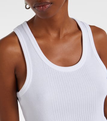 Ribbed-knit cotton jersey bra top | Jean Paul Gaultier
