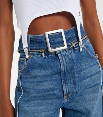 Ribbed-knit cotton jersey bra top | Jean Paul Gaultier