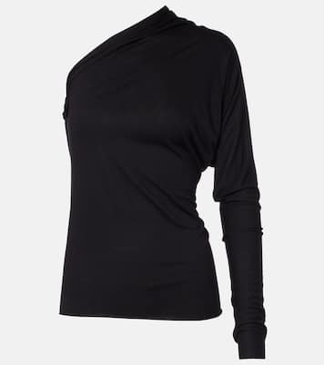 Diana one-shoulder jersey top | Rick Owens