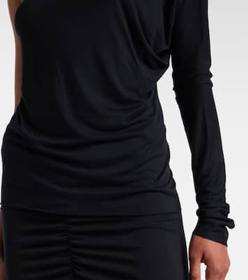Diana one-shoulder jersey top | Rick Owens