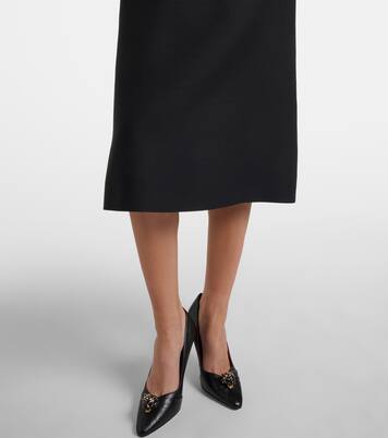 Crepe Couture embellished midi dress | Valentino