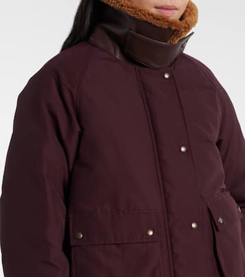 Wattierte Jacke mit Shearling | Loewe