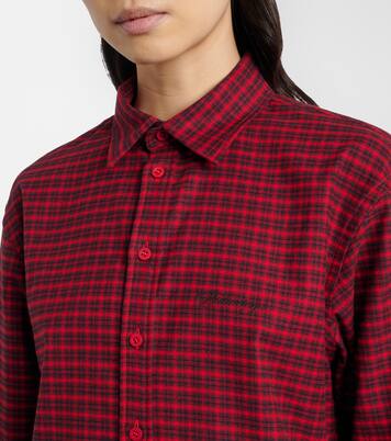 Checked cotton shirt | Balenciaga