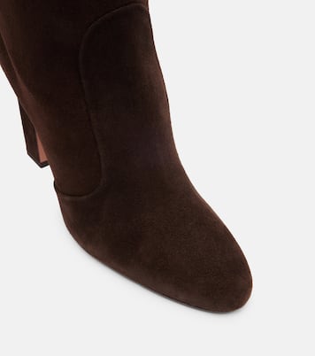Joplin 105绒面革及膝靴 | Aquazzura