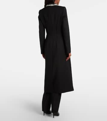 缀饰羊毛大衣 | McQueen