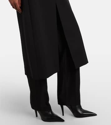 缀饰羊毛大衣 | McQueen