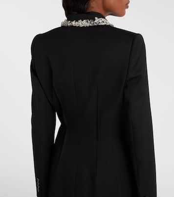 缀饰羊毛大衣 | McQueen