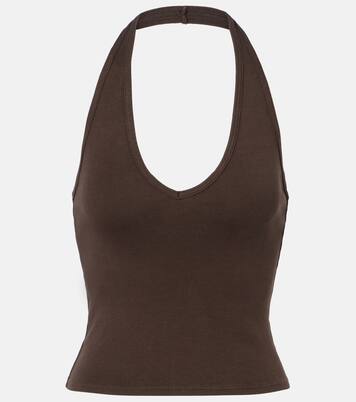 Britt halterneck cotton top | Nili Lotan
