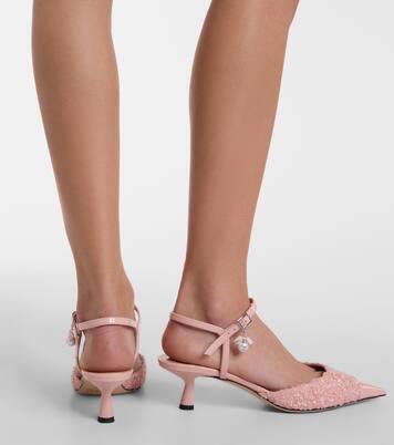 Aren tweed slingback pumps | Jimmy Choo