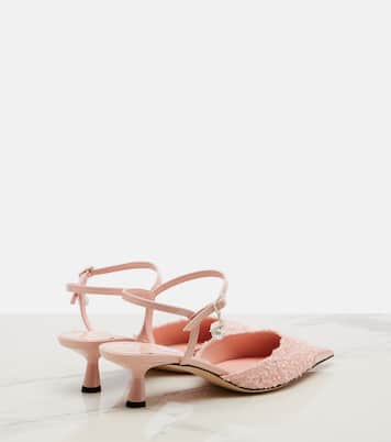 Aren tweed slingback pumps | Jimmy Choo