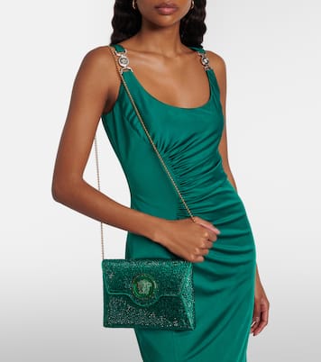 Crossbody Bag Medusa Mini mit Kristallen | Versace