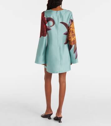 Supremes Swing floral silk minidress | La DoubleJ