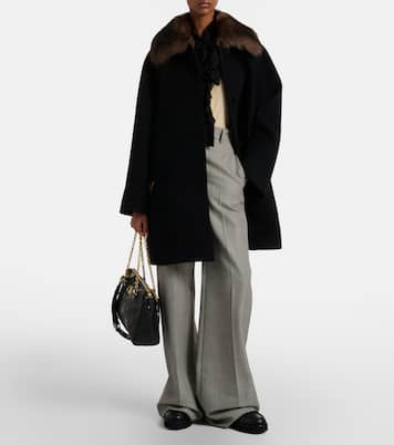 VLogo leather platform loafers | Valentino Garavani