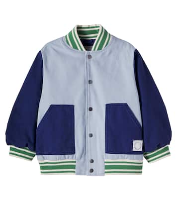 Cotton canvas varsity jacket | Stella McCartney Kids