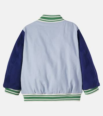 Cotton canvas varsity jacket | Stella McCartney Kids