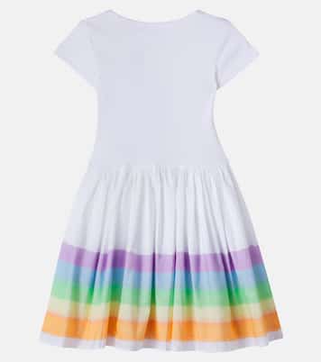 Cissa striped cotton-blend dress | Molo
