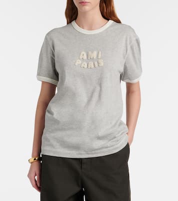 Logo cotton jersey T-shirt | Ami Paris