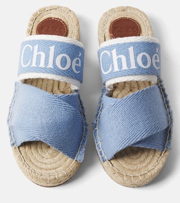 Logo espadrille sandals | Chloé Kids