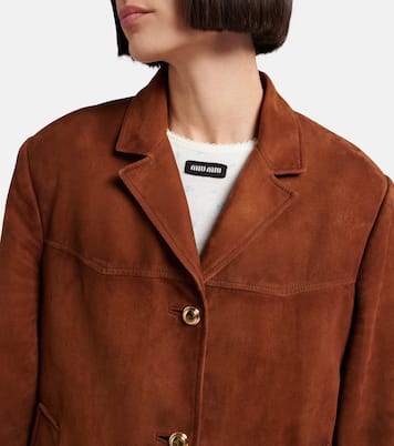 Suede jacket | Miu Miu