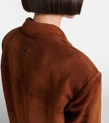 Suede jacket | Miu Miu