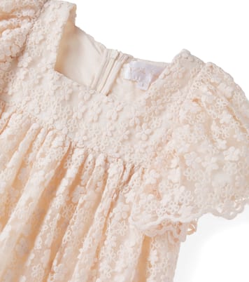 Robe brodée en tulle à fleurs | Petite Amalie  