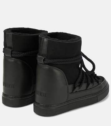 Bottines après-ski Classic Wedge en cuir et daim | Inuikii