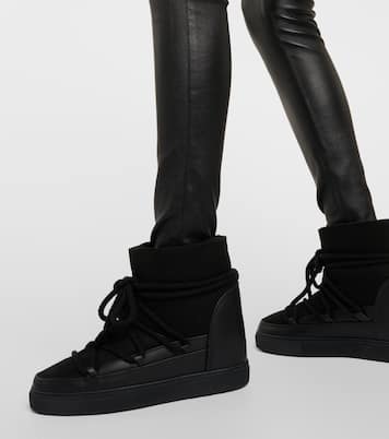 Bottines après-ski Classic Wedge en cuir et daim | Inuikii