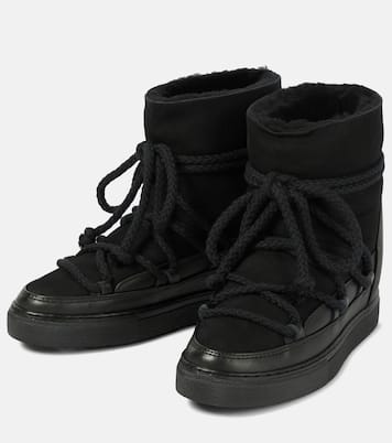 Bottines après-ski Classic Wedge en cuir et daim | Inuikii