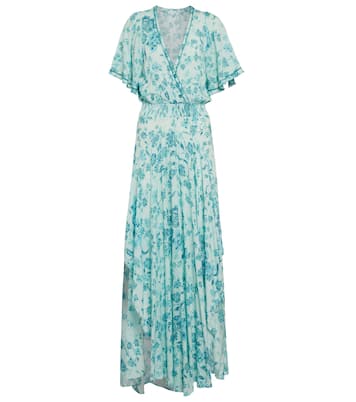 Vestido largo Mabelle floral | Poupette St Barth