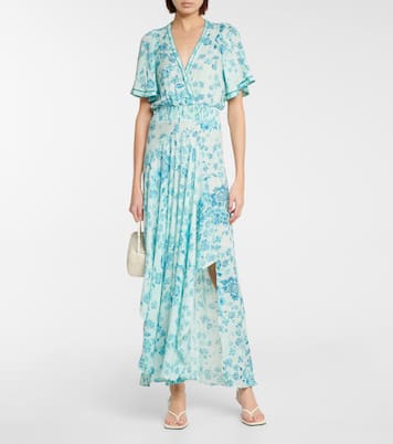 Vestido largo Mabelle floral | Poupette St Barth