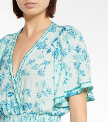 Vestido largo Mabelle floral | Poupette St Barth