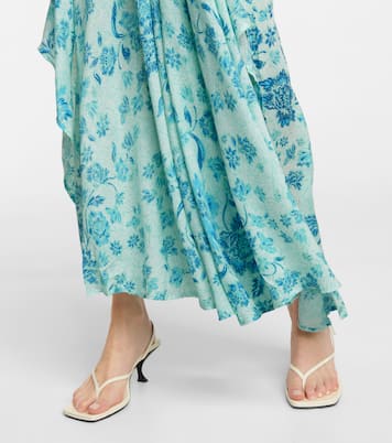 Vestido largo Mabelle floral | Poupette St Barth