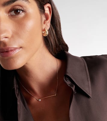 Collana Serti Sur Vide in oro rosa 18kt con diamante | Repossi